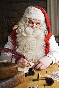 Santa-writes-his-letter
