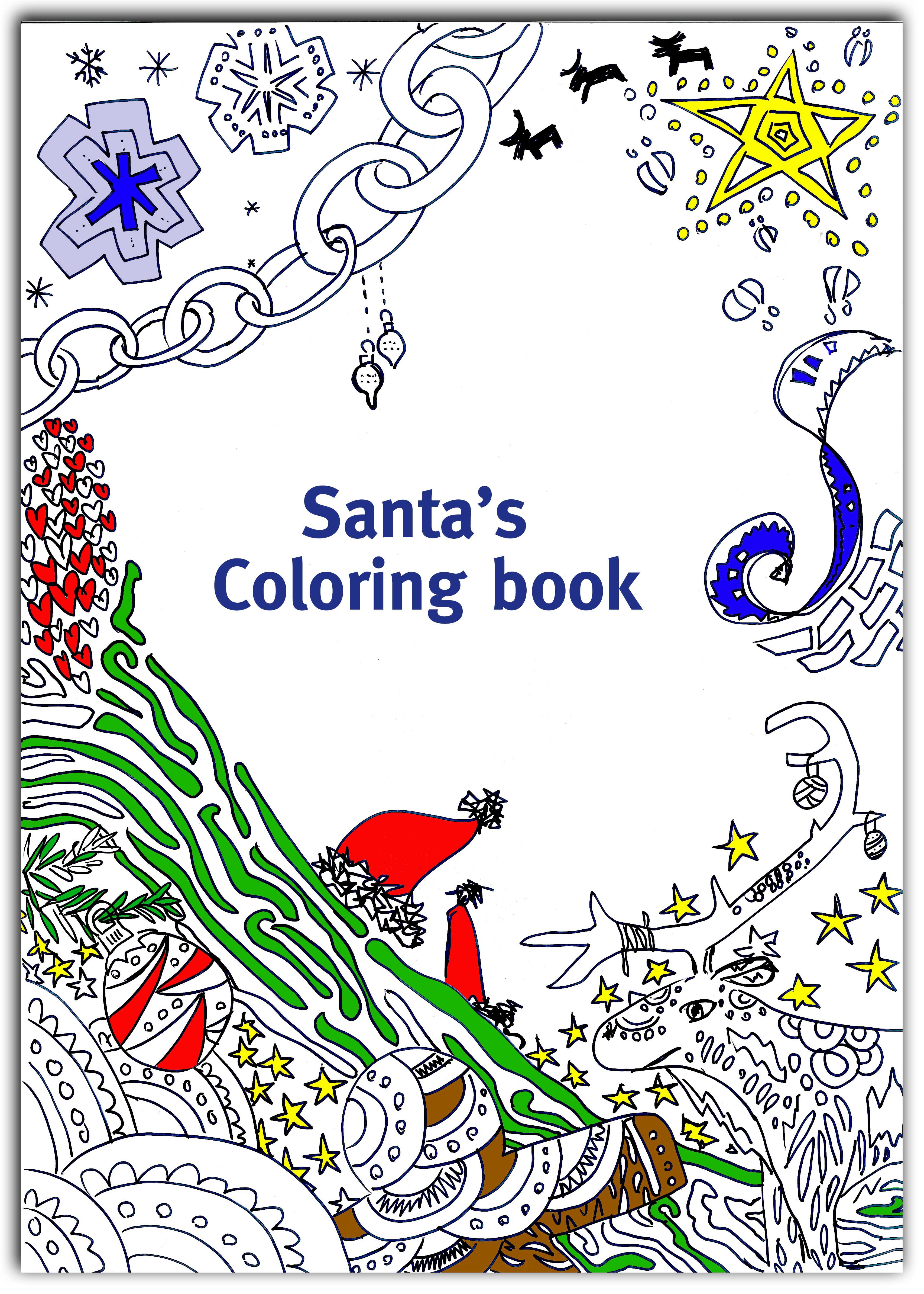 Santa's Coloring Book