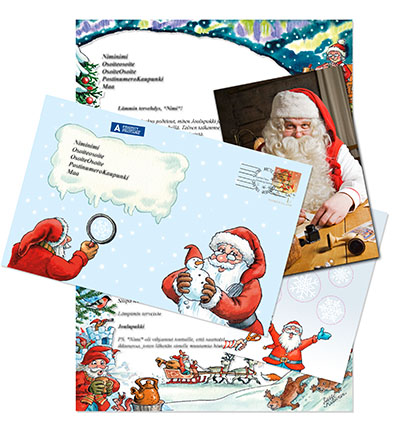 Original Santa Claus Letter from Arctic Circle, Finland